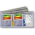 thumbnail image 5 of Carteras para niños y niñas de 4 a 18 años, billetera triple para niños pequeños/jóvenes con bolsillo para monedas con cremallera y tarjeteros, billetera novedosa para regalos de cumpleaños para niños, 5 of 5