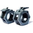 thumbnail image 2 of 2” Olympic Barbell Clamps - Solid ABS Locking Barbell Collars with Quick Release - for Professional Training Strong Lifts and Olympic Training- Set of 2, 2 of 3