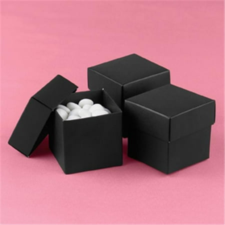 - Hortense B. Hewitt 90212P Black 2 Piece Favor Boxes