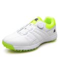 thumbnail image 1 of (Fluorescent Green-45)NML806 Men BOA Shoelaces Golf Sneakers, 1 of 5