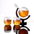 thumbnail image 4 of Decantador De Whisky Dispensador de licor Globe Dispensador de licor de cerveza de vidrio de gran capacidad Decoración de la barra del hogar Tmvgtek Libre de BPA, 4 of 9