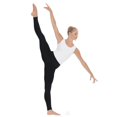 thumbnail image 1 of Active Studio Adult Plus Size Cotton Ankle Leggings, Black - 3X, 1 of 1