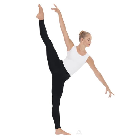 Active Studio Leggings en Coton pour Adultes Grande Taille, Noir - 3X