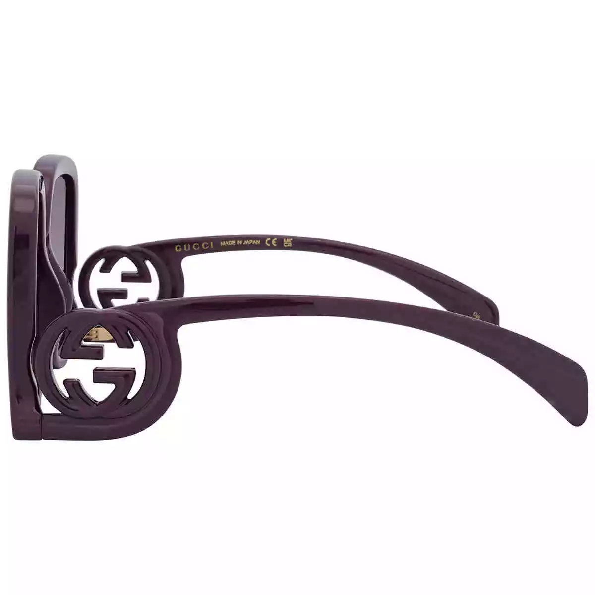 Gucci Women's Contemporary Oversized Fashion Sunglasses, Violet/Purple