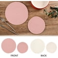 thumbnail image 4 of Solid Color 2 Pack Pot Holders Trivets, Heat Resistant Hot Pads for Kitchen Table Decoration Trivets for Hot Dishes/Pot/Bowl/Teapot/Kitchen Hot Pads Trivets, 7" + 9.45", 4 of 7