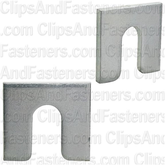 Auveco AUV-AP3156 Pak Shims, 1.25 In. X1.12 In. , 0.12 In. Thick, 0.37 In. Slot