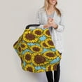 thumbnail image 3 of Haiem Sunflowers Baby Nursing Cover & Nursing Poncho - Multi Use Cover for Baby Car Seat Canopy, Stroller Cover, 360°Full Privacy Breastfeeding Coverage, 3 of 9