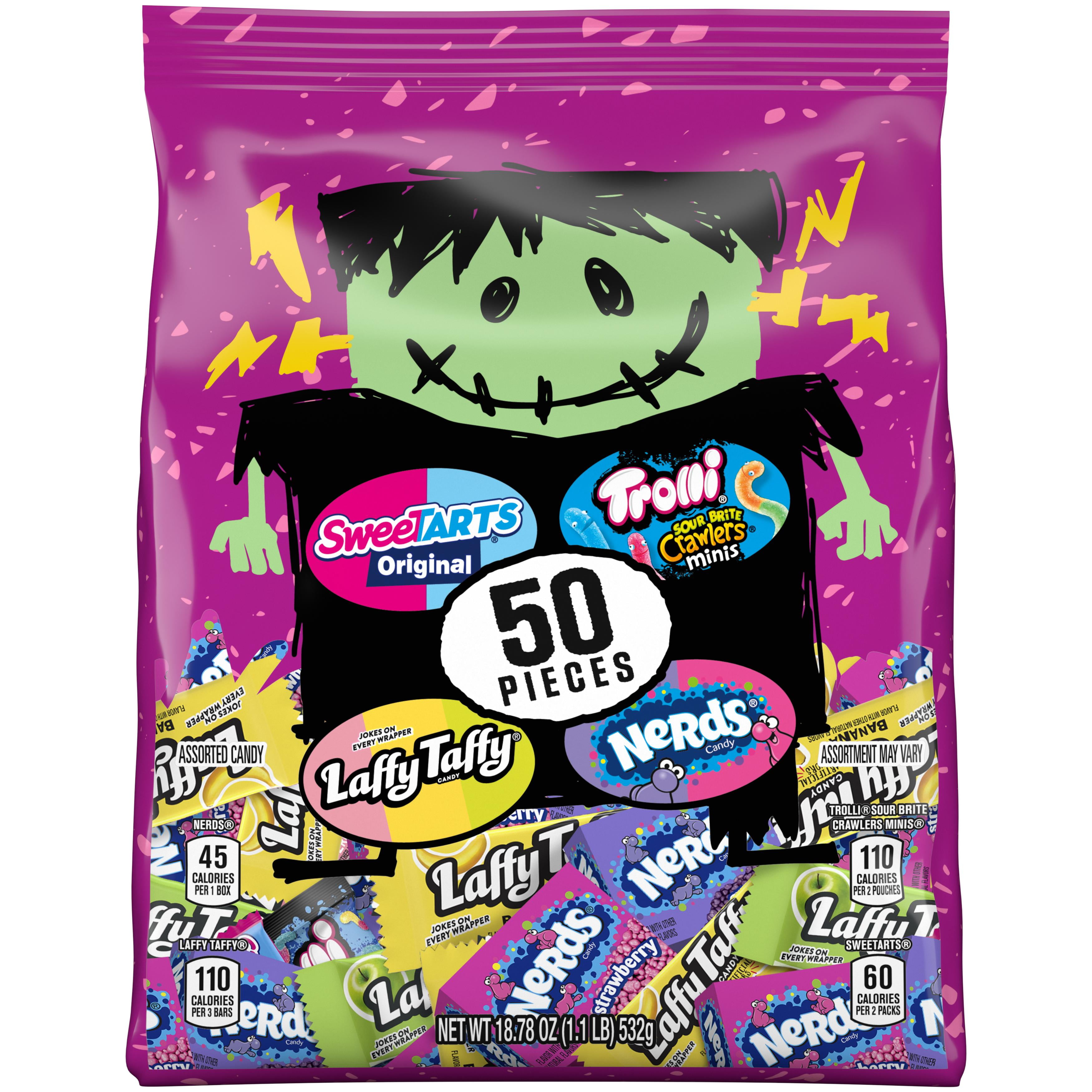 Franken Favorites Halloween Candy Variety Assorted Flavors, 50ct