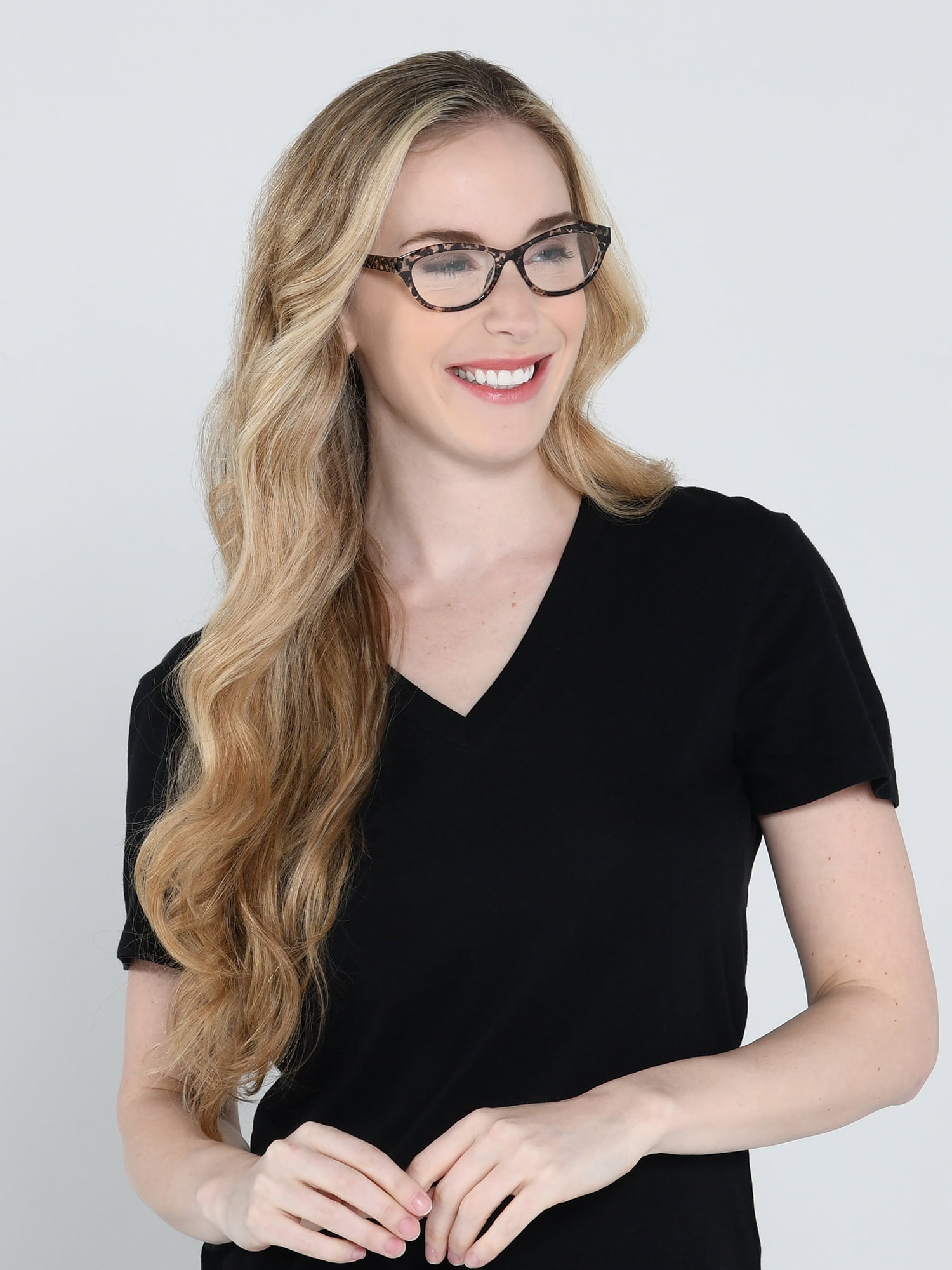 Foster Grant 2-Pack Black Cat Eye Reading Glasses