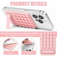 thumbnail image 3 of 2 Pcs Phone Suction Pad, Non Slip Suction Cup Phone Mount with Backing Mobile Fidget Mirror Holder for Selfies and Tiktok Videos, Sticky Smartphone Grip for Walls, Glass, Tiles, 3 of 7