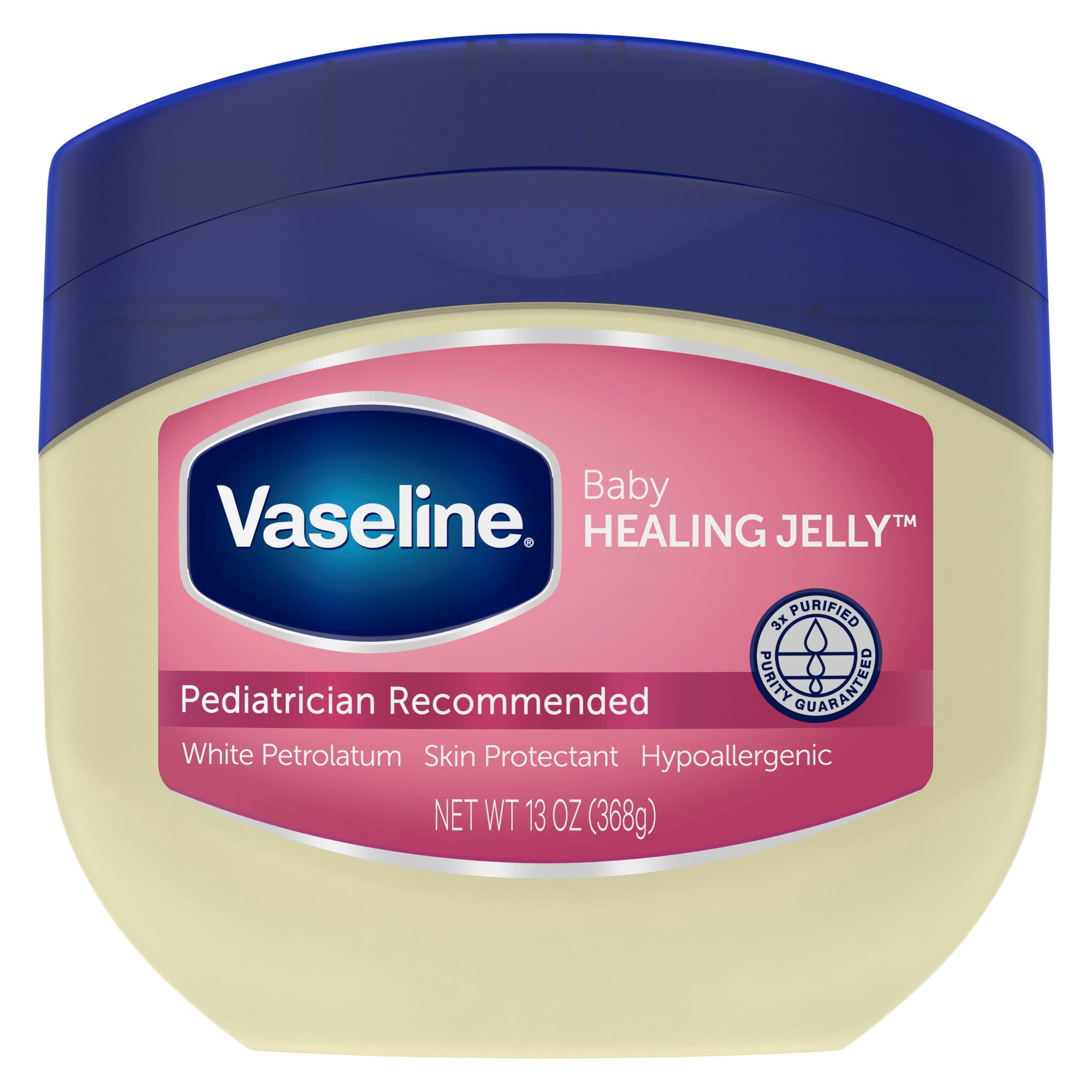 Vaseline Petroleum Jelly Baby Skincare Treats Dry Skin and Prevents Chaffed Skin From Diaper Rash Protective & Pure Hypoallergenic and Gentle on Skin, 13 oz