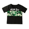 thumbnail image 3 of Bullpiano Toddler Baby Boys Outfits Short Sleeve T-Shirt Tops+Short Pants 2Pcs Summer Cotton Clothes Set, 3 of 8