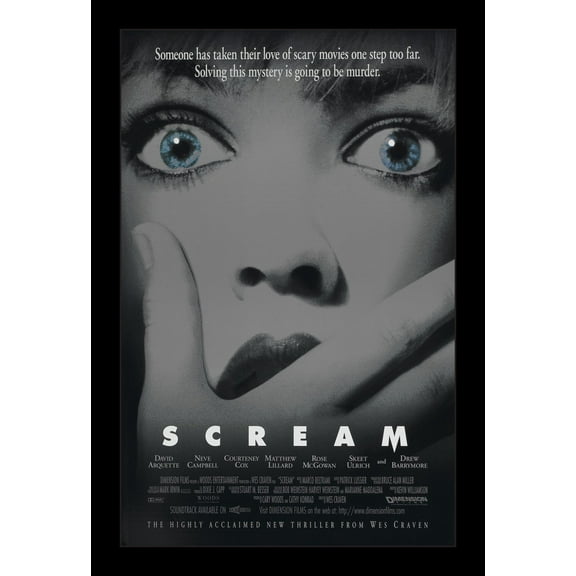 SCREAM - 11x17 Framed Movie Poster