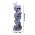 thumbnail image 4 of Skeleton Candle, Soy Candle, Halloween Spooky Gifts for Women, Long Burning 8 Hours, Natural Soy Wax Candle Holder, 4 of 5