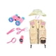 thumbnail image 2 of Chaleco y sombrero de cosplay para fiesta de exploradores infantiles, juguetes educativos, disfraz de patio Rosa, 2 of 9