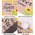 thumbnail image 5 of 2 Pcs Kitchen Rugs Set Washable Kitchen Mats for Floor, Home, Sink, Bathroom Non Slip Cushioned Sunflower Kitchen Rug Runner Standing Mat（Home, 5 of 6