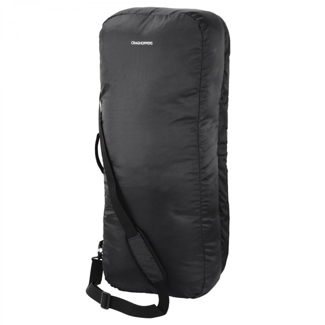 Craghoppers Outdoor - Cubre lluvias y bolsa de viaje 2 en 1 (Negro)