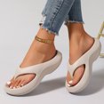 thumbnail image 7 of Agkizg Womens Beach Flip Flops, Thong Sandals, Flip-Flops Plus Size Trendy Open Toe Thong Sandals Casual Indoor Outdoor Beach Summer Slippers, 7 of 7