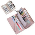 Sendefn Women Wristlet Wallets Large Capacity RFID Blocking Leather ...