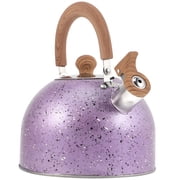 RAIRSKY 2026 New Stovetop Tea Kettle 2L Purple Metal Whistling Water Pot for Home Kitchen for Stovetop,Tea Brewing,Coffee Station,Kitchen Countertop,Hot Water Preparation.