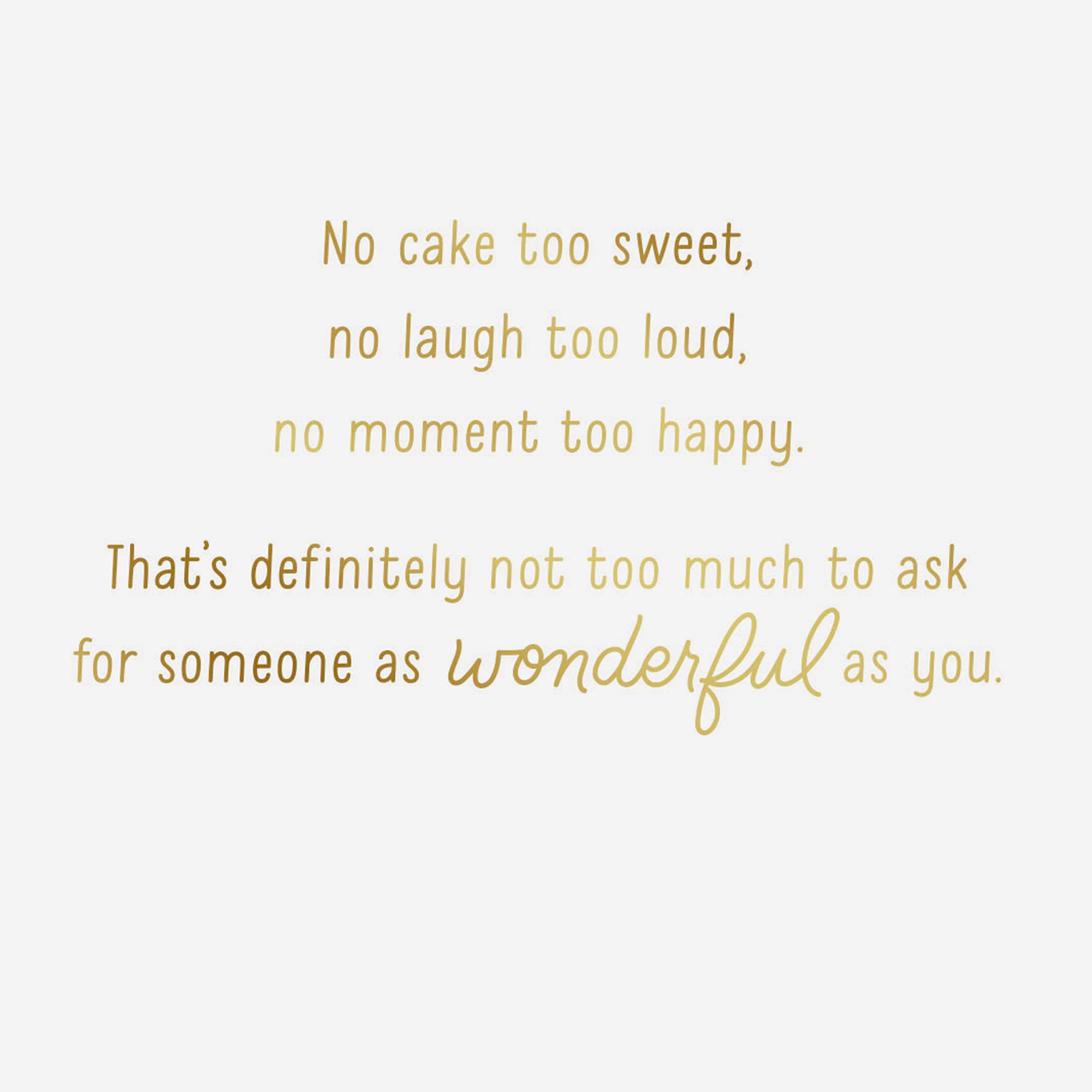 Hallmark Gift Card Greeting Birthday Card (No Wish Too Big)