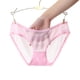 thumbnail image 2 of Gibobby Lencería sexy Calzoncillos de malla transparente de cintura para mujer Lindas bragas sin costuras para mujer(Rosa G), 2 of 5
