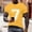 #Yellow, variant on DPTALR Men's Fashion Printed Round Neck Short Sleeve Casual Pullover Top,Black,Big Men's,Tall Men's M,Young Men's