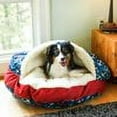 thumbnail image 5 of Snoozer Cozy Cave Rectangle Pet Bed, Small, Black Microsuede, Hooded Nesting Dog Bed, 5 of 5