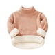 thumbnail image 1 of Suéter Para Niños Otoño Invierno Niños Jersey De Cuello Redondo Suéter Grueso De Felpa Caqui Odeerbi  LM103-2882, 1 of 6
