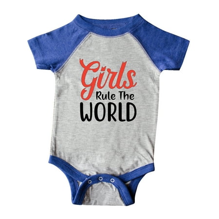 

Inktastic Girls Rule the World Gift Baby Boy or Baby Girl Bodysuit