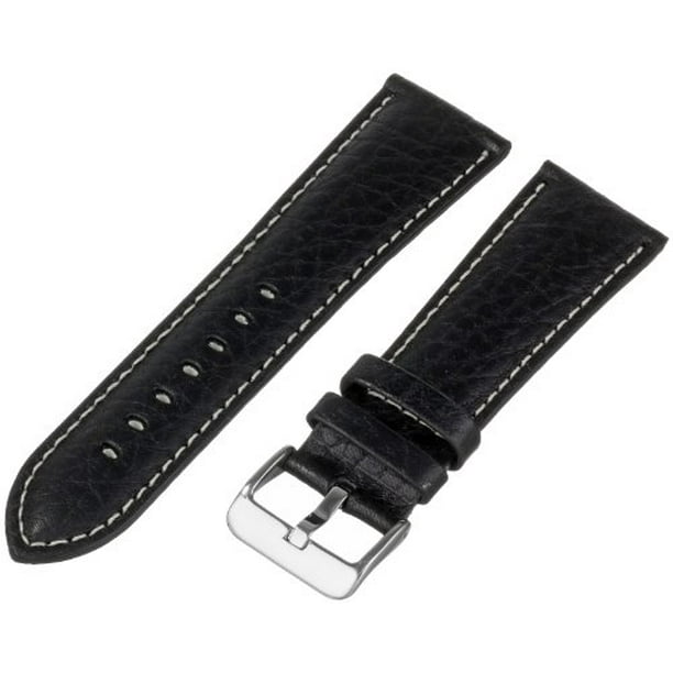 HadleyRoma Hadley Roma MS906 26mm Black Gen Leather Contrast