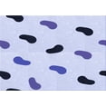 thumbnail image 1 of Ahgly Company Machine Washable Indoor Rectangle Transitional Lavender Blue Area Rugs, 2' x 4', 1 of 7