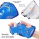 thumbnail image 4 of Casco de bicicleta para niños de 7 piezas en 1 y almohadillas para niños de 3 a 12 años, casco para ciclismo, patinaje, patinete, patinaje en línea, color azul, 4 of 8
