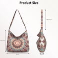 thumbnail image 5 of Sac de Courses en Toile Réutilisable avec Design Mandala et Art Folklorique – Motif Tribal Boho pour Consommateurs Éco-Responsables, 5 of 5