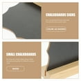 thumbnail image 2 of WRISTBIQUE Tabletop Mini Chalkboard Signs Wood 5Pcs 3.9x3.1x0.9In, 2 of 8