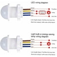 thumbnail image 3 of Sensor de movimiento infrarrojo LED Downlight Pir100v-240v Interruptor de luz, 3 of 5