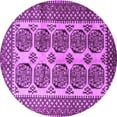 thumbnail image 1 of Ahgly Company Indoor Round Southwestern Purple Country Area Rugs, 3' Round, 1 of 4
