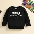 thumbnail image 1 of Kmbangi Enfants Halloween Imprimé Pull, Noir Col Rond Tops, 1 of 7