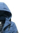 thumbnail image 4 of XMMSWDLA Mens Plus Top Hooded Collar Winter Casual Padded Cotton Jacket, 4 of 4