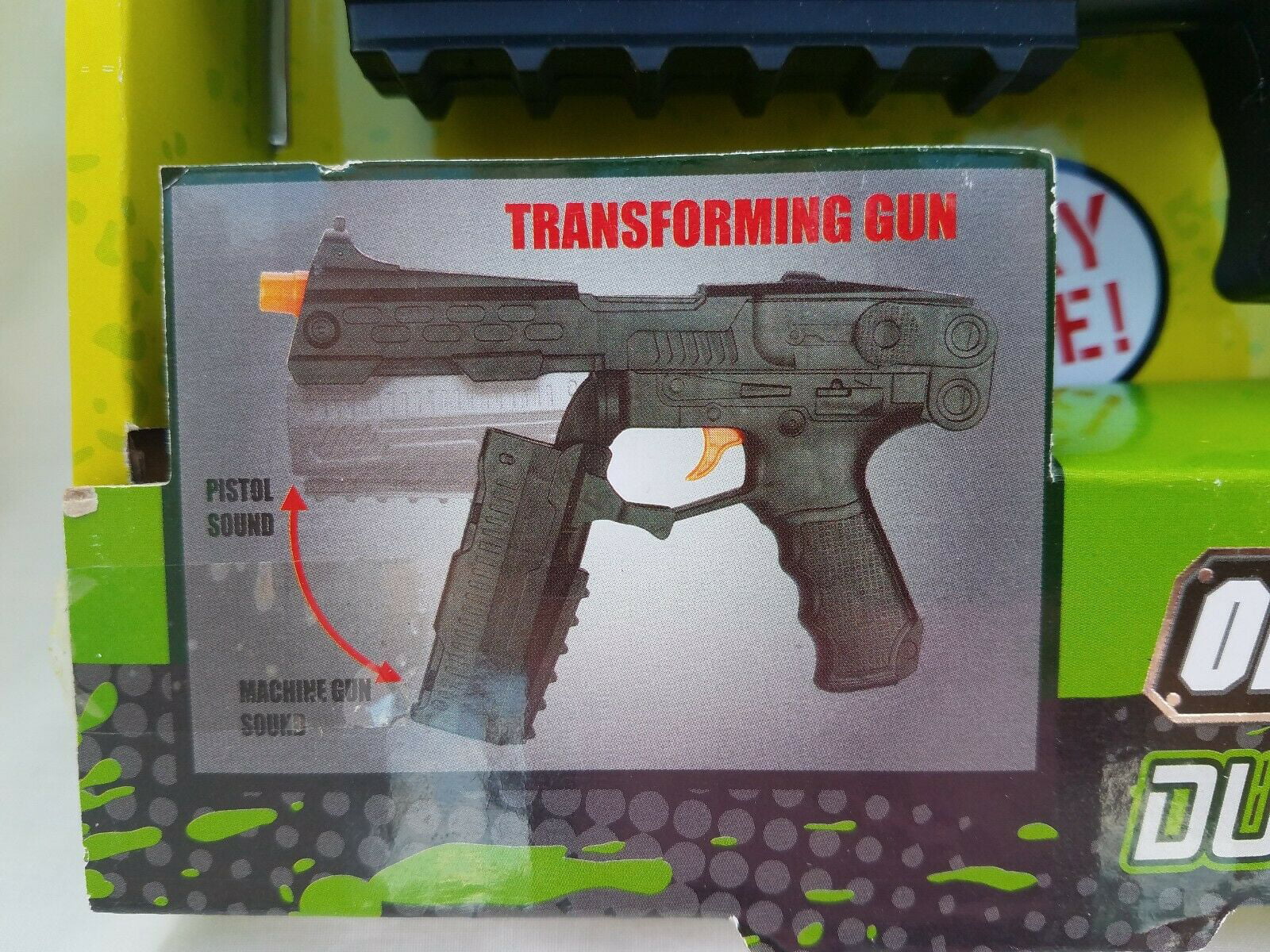 Toy Gun With Electronic Sounds Operation Storm Force Dual Action Blaster