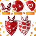 thumbnail image 3 of Suéter con capucha de cuatro patas para mascotas Ropa para mascotas Ropa abrigada de otoño e invierno para perros Ropa roja para mascotas 2103, 3 of 5