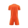 thumbnail image 4 of Ruyang Breathable Sport Jerseys for Kids Boys V-Neck Football Training Suit Youth Soccer Fans Shirt & Shorts Sets, 4 of 4