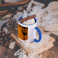 thumbnail image 5 of 3dRose, New Mexico, Bosque del Apache, Sandhill Crane bird - US32 PHA0002 - Peter Hawkins, 11oz Two-Tone Blue Mug, 5 of 7