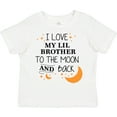 thumbnail image 3 of Inktastic I Love My Lil Brother to the Moon and Back Boys or Girls Toddler T-Shirt, 3 of 5