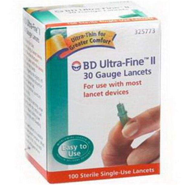 Becton Dickinson 58325772 30G UltraFine Lancet 200 Count Walmart