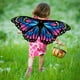 thumbnail image 5 of pstuiky Mariposa colgante, globos decorativos, mariposa de juguete para niños, capa de mariposa, bandera decorativa de jardín, 5 of 5