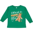 thumbnail image 3 of Inktastic Official Cookie Tester Cute Gingerbread Boys or Girls Long Sleeve Toddler T-Shirt, 3 of 5