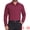Burgundy, variant on DARING DIVA Men's Solid Color Button Down Long Sleeves Stretch Shirts S Light Blue