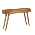 thumbnail image 3 of Miekor Furniture Natural Brown 2-drawer Console Table B5A7704, 3 of 6