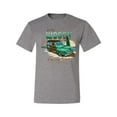 thumbnail image 2 of Wild Bobby, 1946 Vintage Ford Woody Chasing Waves Cars and Trucks Men's Graphic T-Shirt, Heather Grey, Large, 2 of 3
